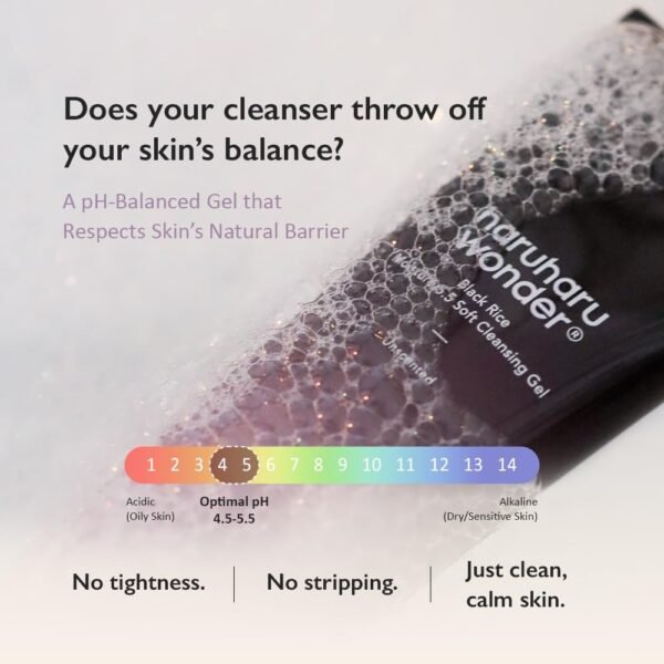 haruharu wonder Black Rice Moisture 5.5 Soft Cleansing Gel - Image 6