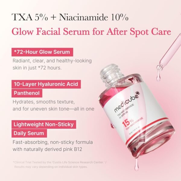 Medicube TXA + Niacinamide 15% Glow Facial Serum - Image 2