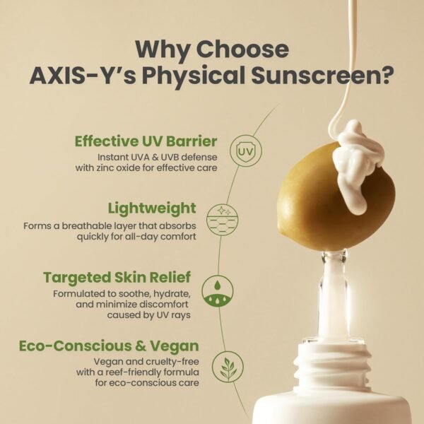 AXIS-Y Complete No-Stress Physical Sunscreen V3 (SPF 50) - Image 2