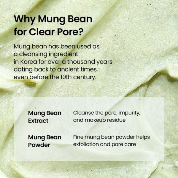 beplain Mung Bean pH-Balanced Cleansing Foam - Image 2