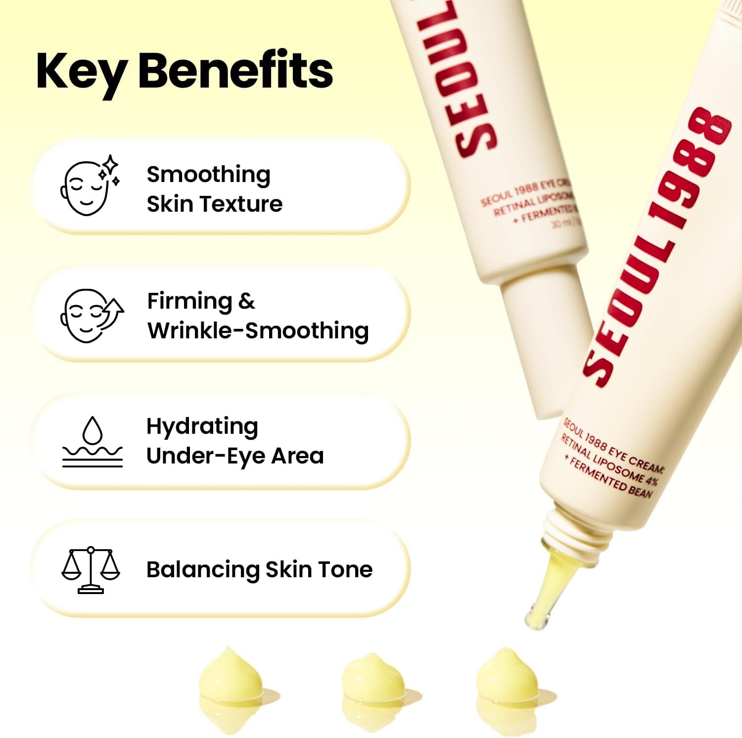 KSECRET - SEOUL 1988 Eye Cream : Rétinal liposome 4 % + extrait de haricot fermenté - Crème contour des yeux - Image 3