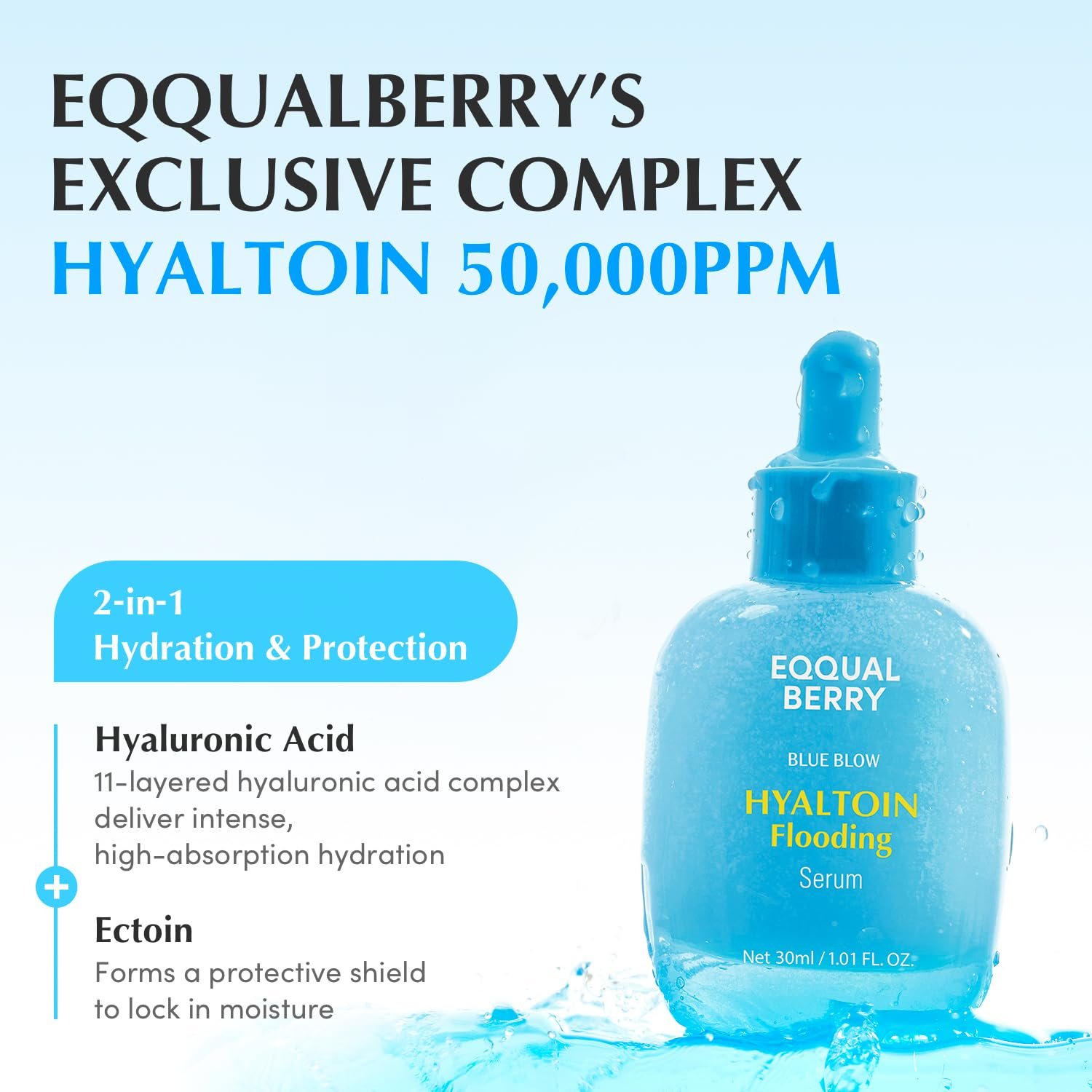 EQQUALBERRY - Hyaltoin Flooding Serum - Sérum - Image 3
