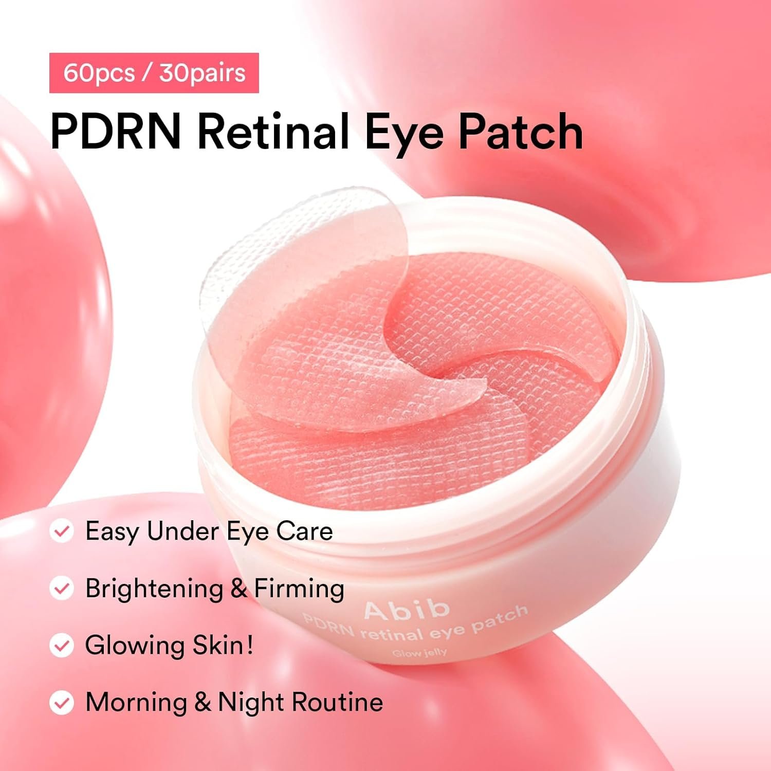 Abib - PDRN Retinal Eye Patch Glow Jelly - Patchs yeux - Image 4