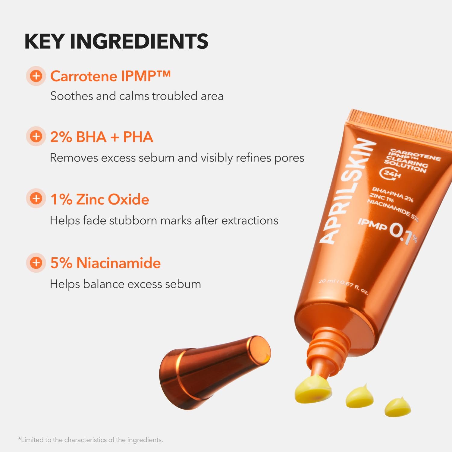 APRILSKIN - Carrotene IPMP Clearing Solution - Soin anti-acné - Image 3