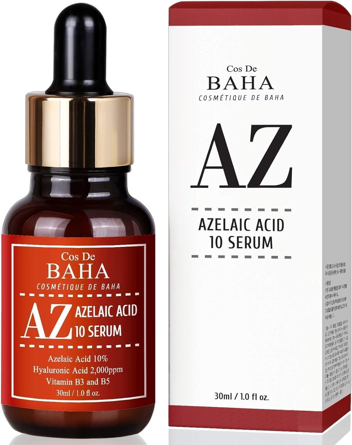Cos De BAHA - AZ Azelaic Acid 10 Serum - Sérum anti-imperfections