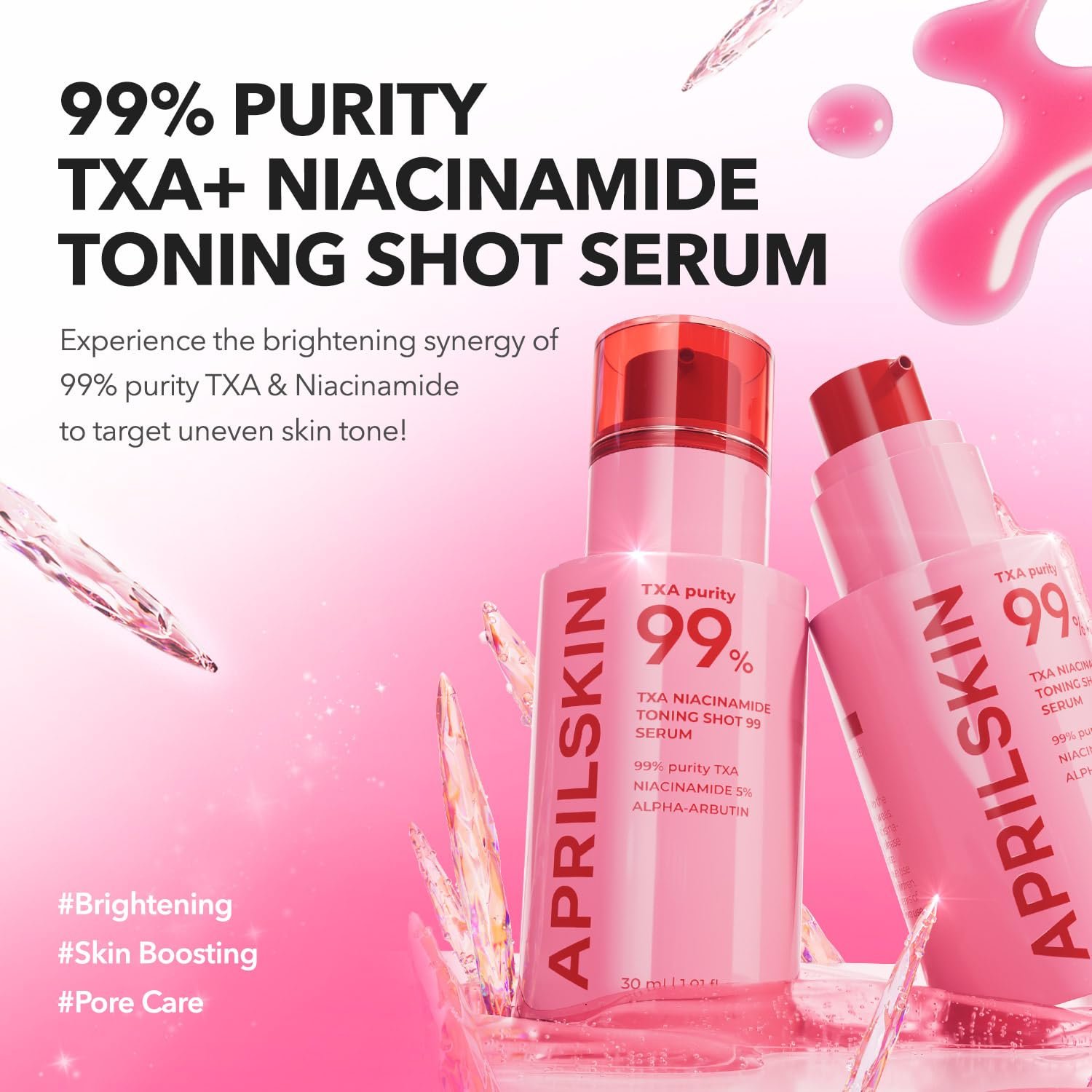 APRILSKIN - TXA Niacinamide Toning Shot 99 Serum - Sérum unifiant - Image 2