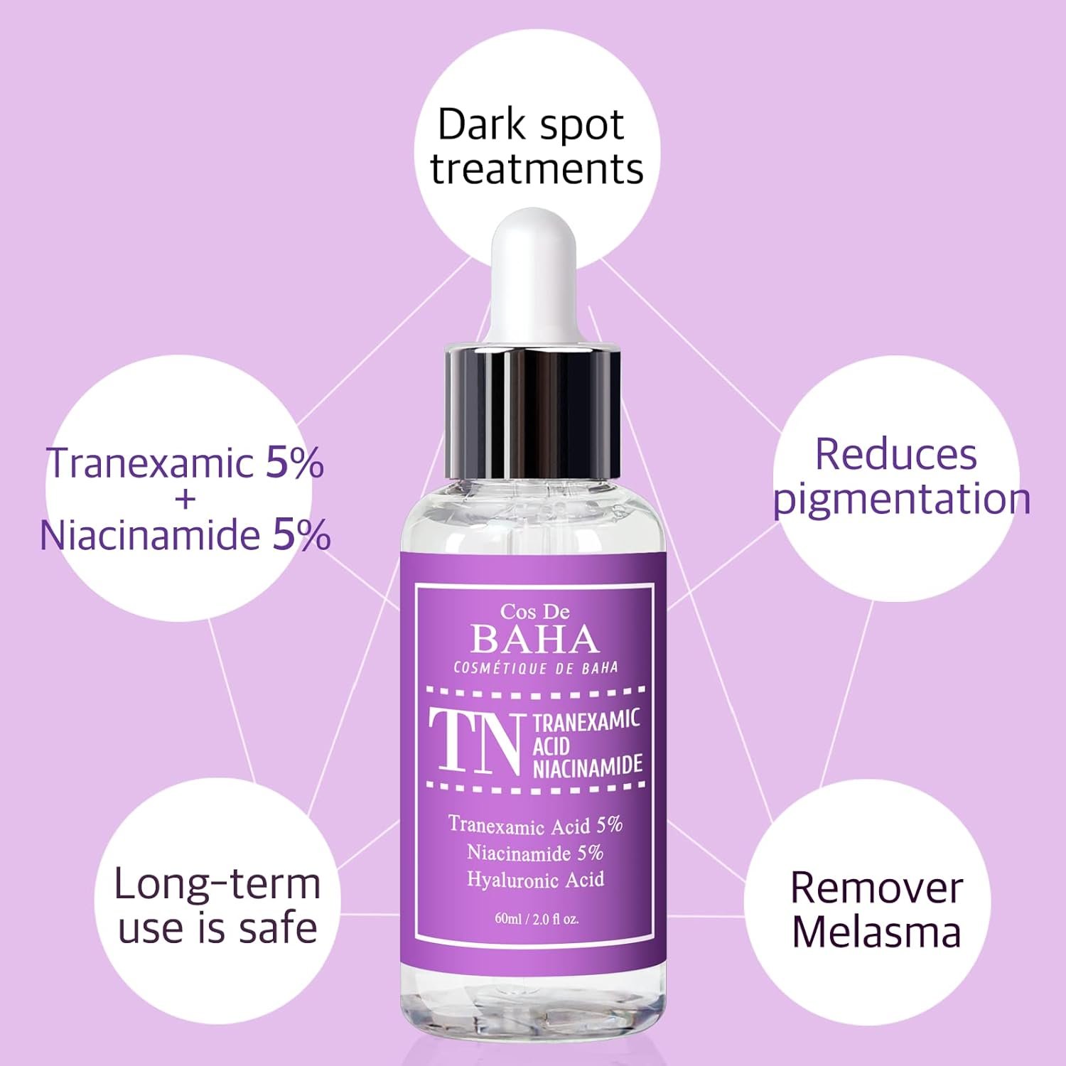 Cos De BAHA - TN Tranexamic Acid Niacinamide Serum Jumbo - Sérum grand format - Image 2